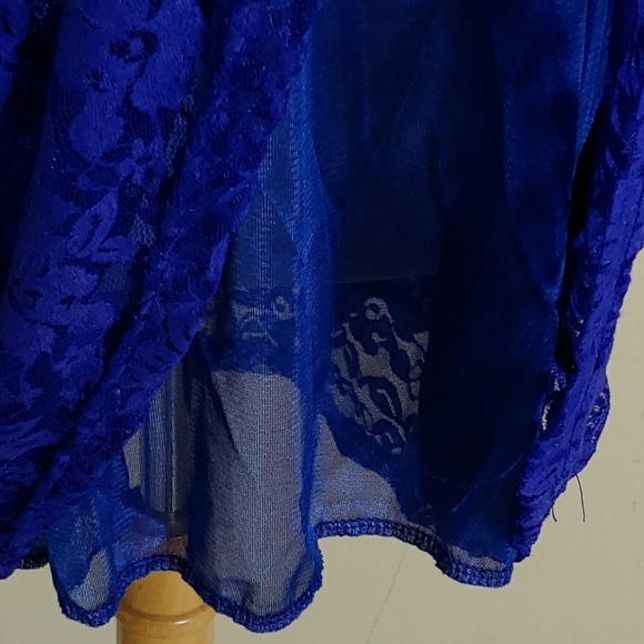 NWT Blue lace fit & flare dress - Picture 4 of 5